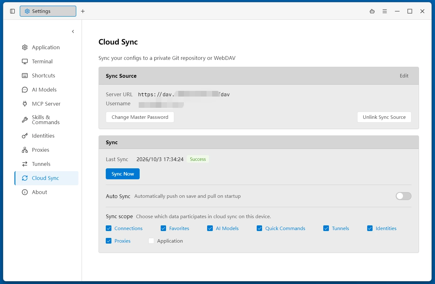 Cloud Sync
