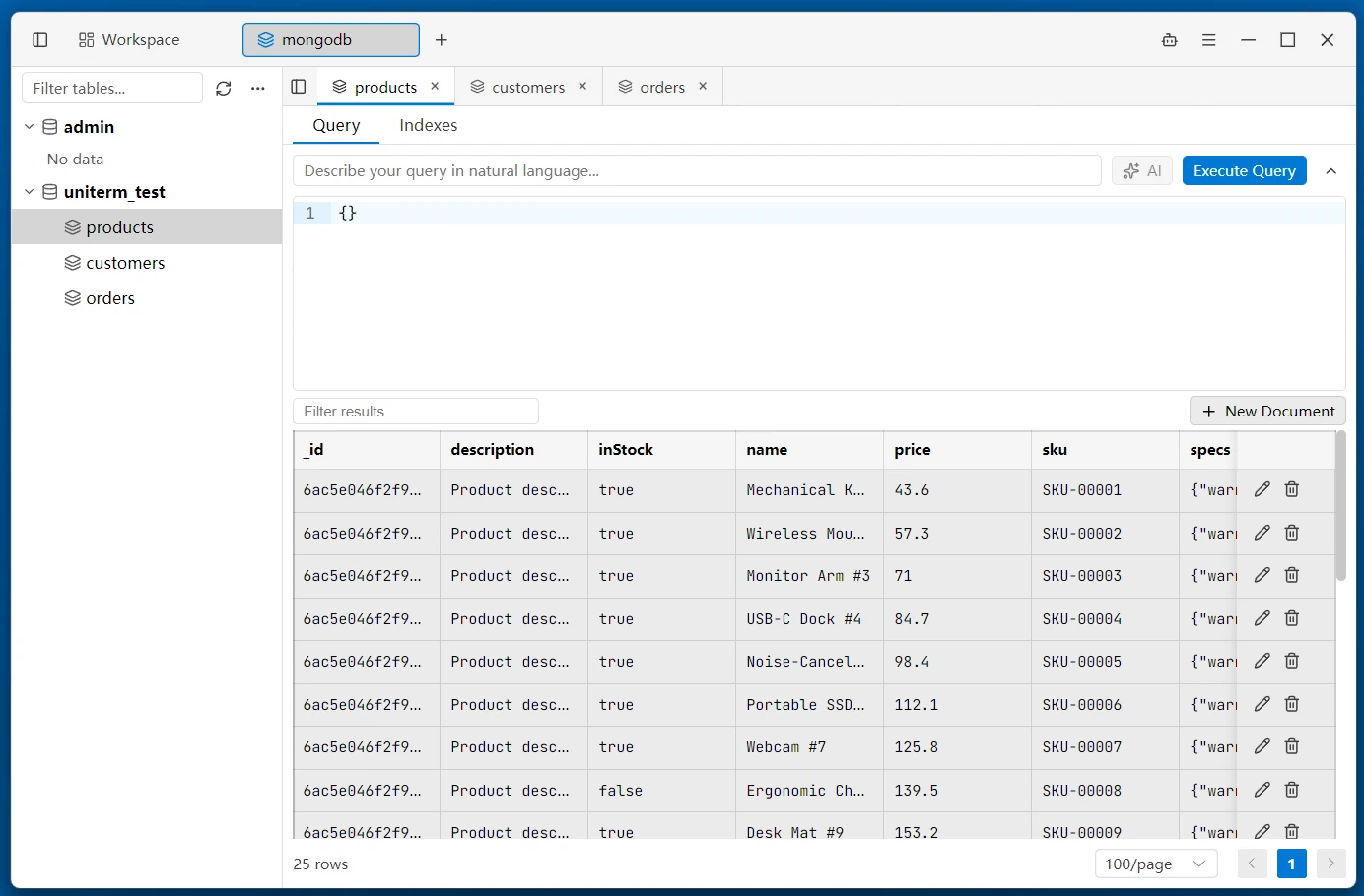 MongoDB